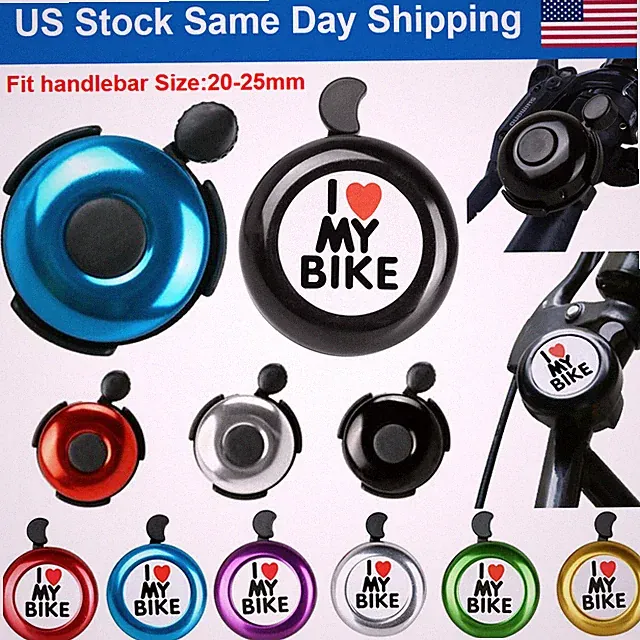 Bicycle Bike Bell Cycling Handlebar Horn Ring Alarm Safety Bell Fit Size:20-25mm