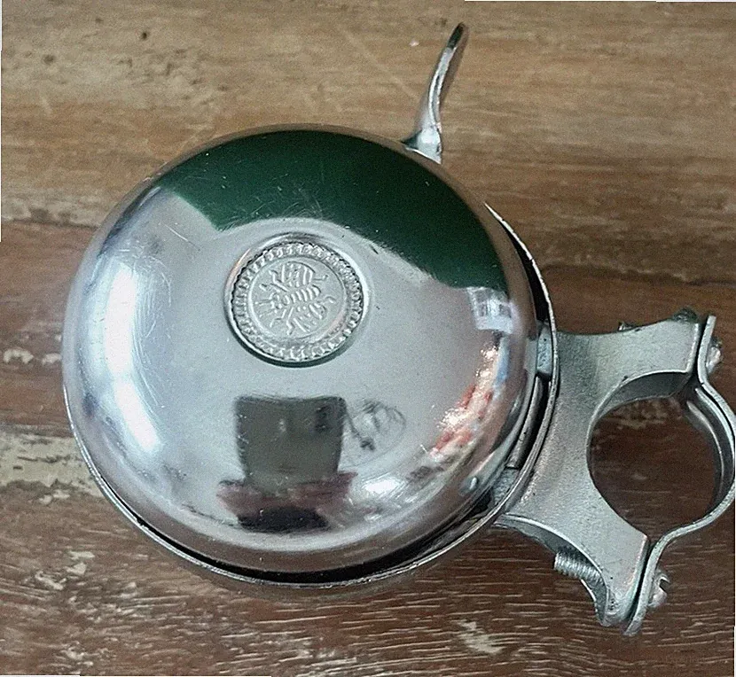 Bee Revolving Chrome Bicycle Bell-Cruiser Touring Excellent Cond Working Vintage