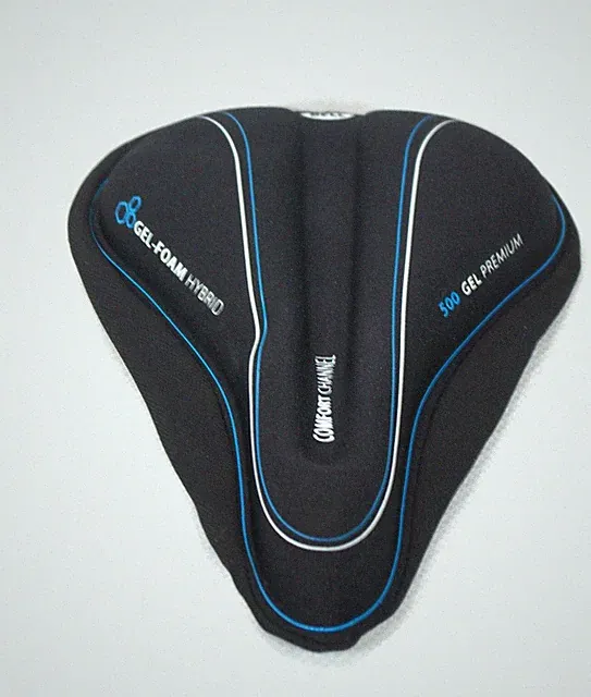 Bell 500 Gel Premium-Gel Foam Hybrid Bicycle Seat Pad w/ Comfort Channel
