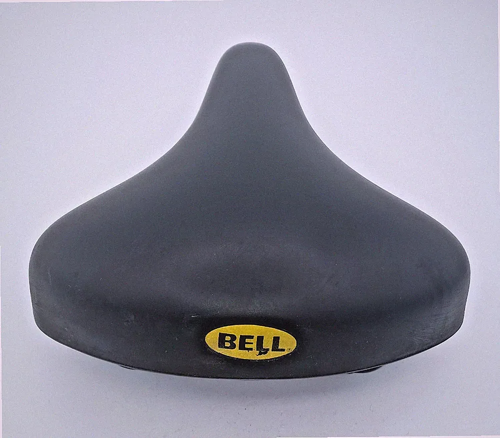 Bell Comfort Bicycle Saddle Seat w/ Coil Springs – Black – Standard Rails
