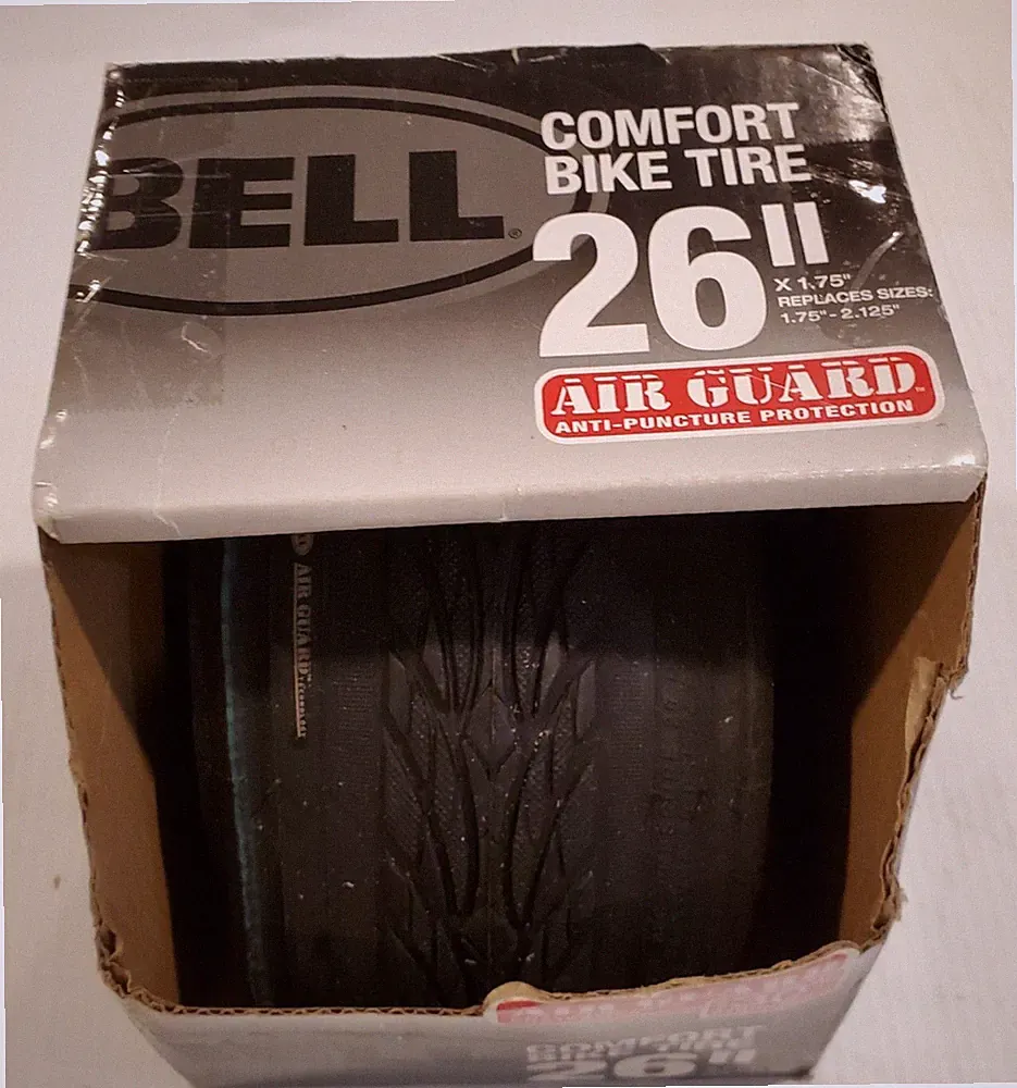 Bell Comfort Bike Tire 26" Air Guard Bicycle Tire 26” X 1.75"