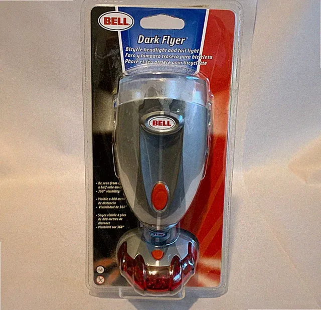 Bell Dark Flyer Bicycle Headlight Tail Light Set Halogen Safety Visibility