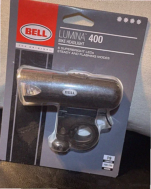 Bell Lumina 400 Bike Headlight, Five Superbright LEDs, Steady And Flashing Modes
