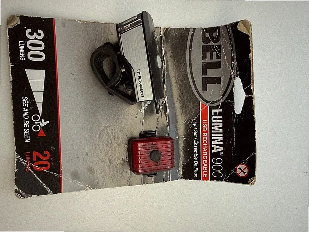 Bell Lumina 900 USB Rechargable Bicycle Light Set