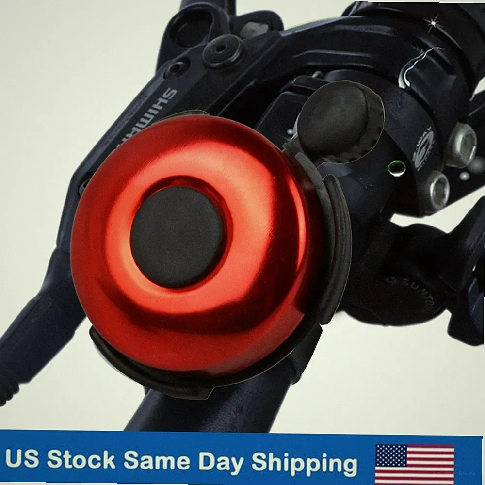 Bicycle Bell Loud Bike Handlebar Horn Ring for Montain Road Bike Accessories Red