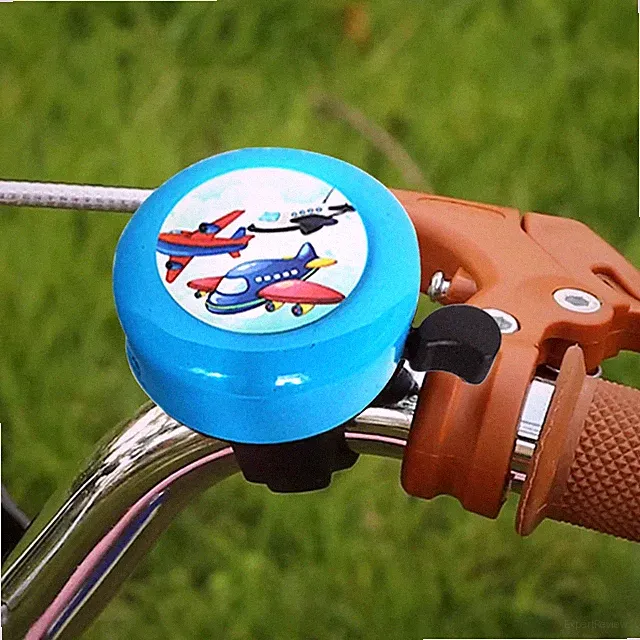 Bike Bell Bicycle Accessories Stylish Adorable Airplane Printed Bicycle Bell Dec