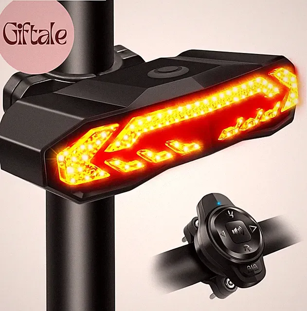 Bike Turn Signals, Turn Signal Kit for Ebike, Bike Turn Signals Front and Rear A