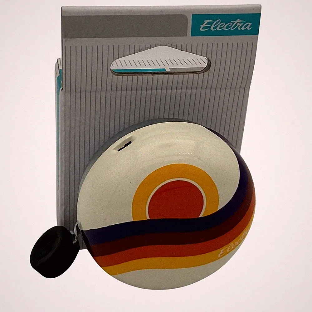 Electra Sunnyside Up Bicycle Bell Retro Sunset Stripe Beach Cruiser Gear New