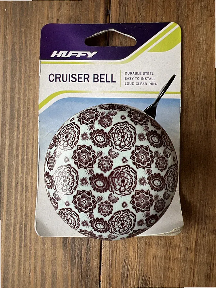 Huffy Cruiser Bell Blue Floral Bike Bicycle