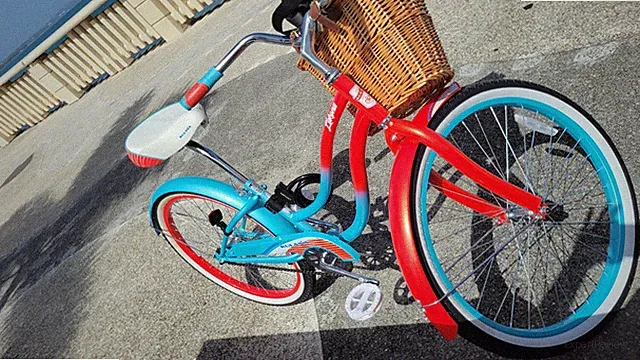 Kulana Lakona free basket and bell,Beach Cruiser Bike , 24-Inch Wheel,rode twice