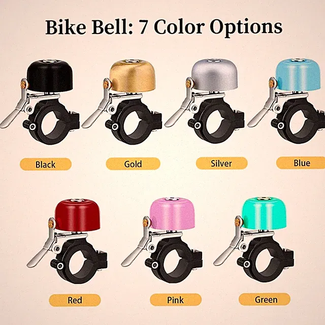 Loud Retro Bicycle Bell for Road & Mountain Bikes