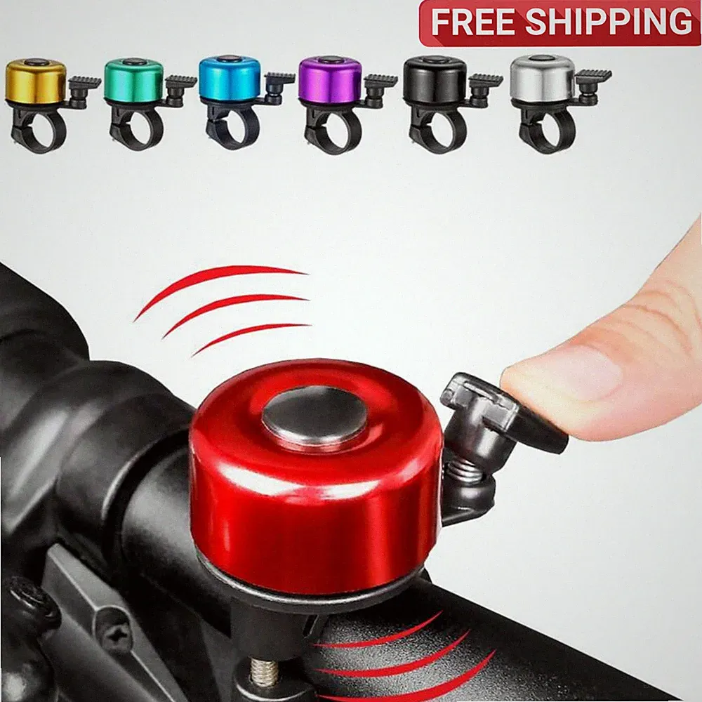 Mini Bike Bell Ring Loud Handlebar Alarm Road Mountain Bicycle Bell Adults Kids