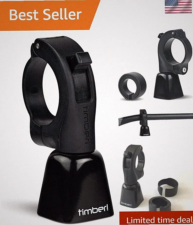 Mountain Bike Bell - Bolt-On Model Yew! - Multi-use MTB Trail Bell with Dual...