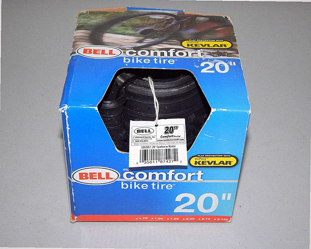 New 2006 Bell Comfort Bike Tire 20" DuPont Kevlar Bicycle Wheel 1.75 - 2.125
