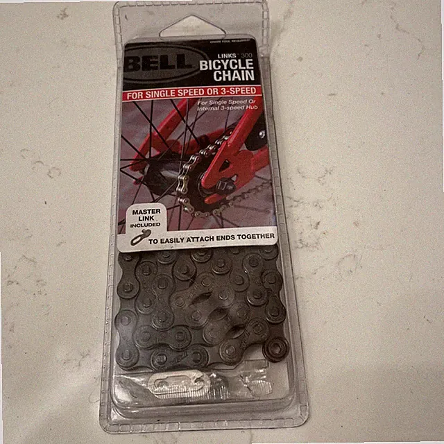 NEW Bell Sports Uni-Chain Bicycle Chain Single or 3-Speed 1/2" X 1/8"