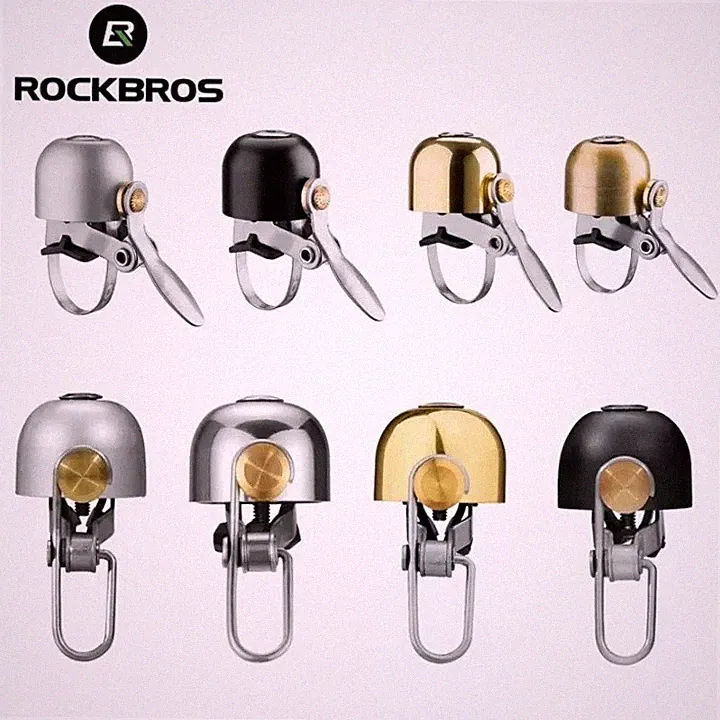 ROCKBROS Bike Bell Bicycle Classic Ring Bell Loud Sound Universal Handlebar Fit