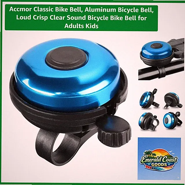 Versatile Aluminum Bike Bell - Loud Sound for Various Bicycles & Scooters