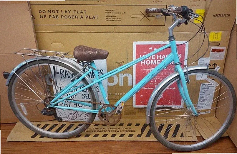 Vintage 28" Hybrid Bicycle 7-Speed Bike Women.