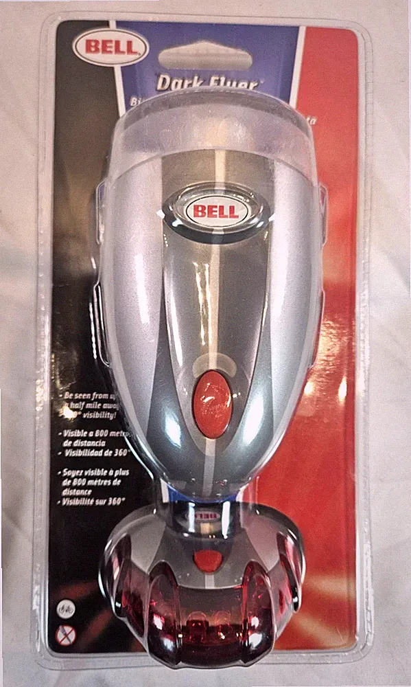 Vintage Bell Dark Flyer Bicycle Head Lamp/Tail Light New in Box