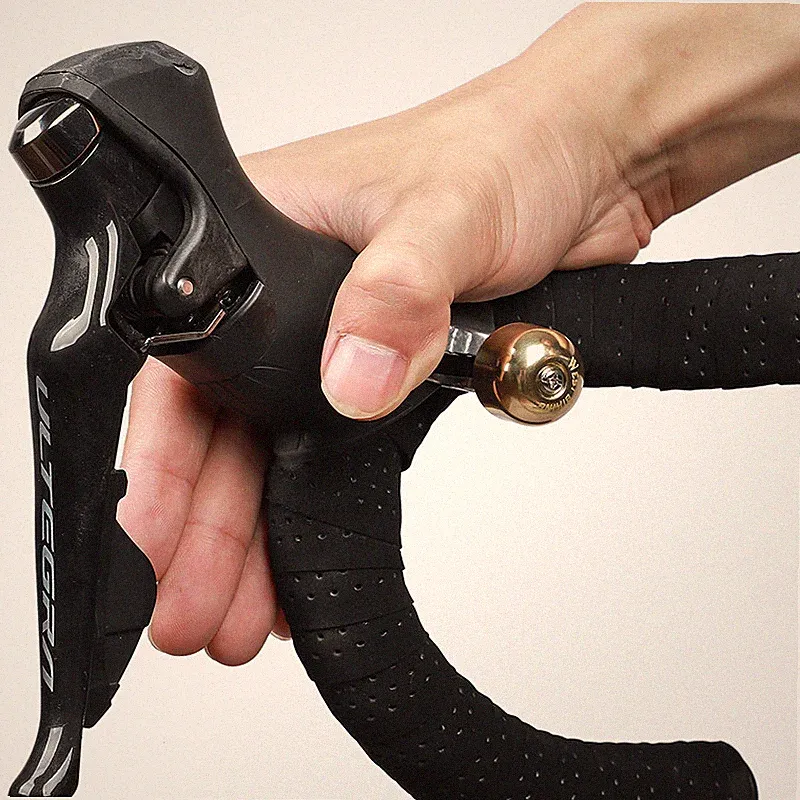 WEST BIKING Road Bike Bicycle Handlebar Bell Copper Mini Bike Horn Bell 75dB
