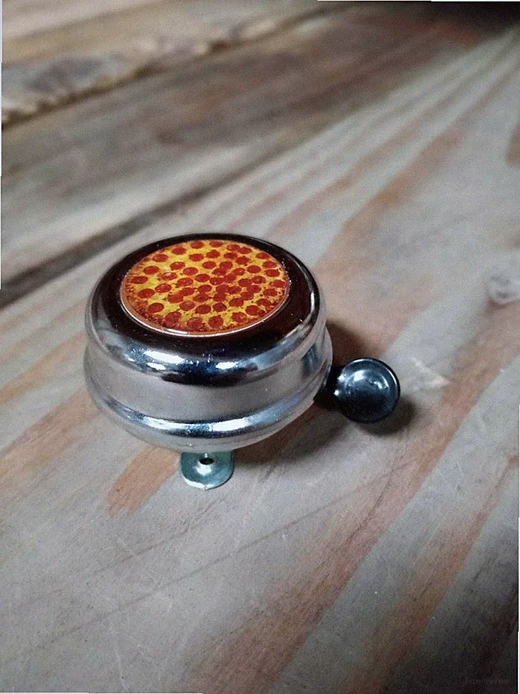 Yummy! Pepperoni Pizza Cruiser Bicycle Bell MTB Road Fixie City BIKE Bell Horn